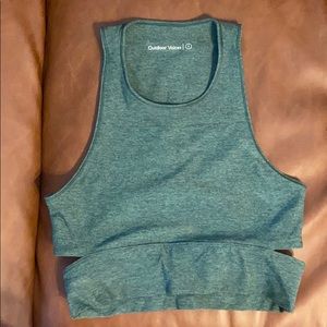 Outdoor voices sports bra w/ cutout